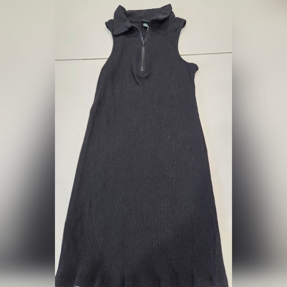 Wild Fable Quarter Zip Mini Dress Lg